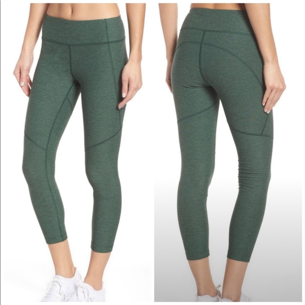 Outdoor Voices‎ Warmup Leggings Green Size Small Gym Running Workout Training